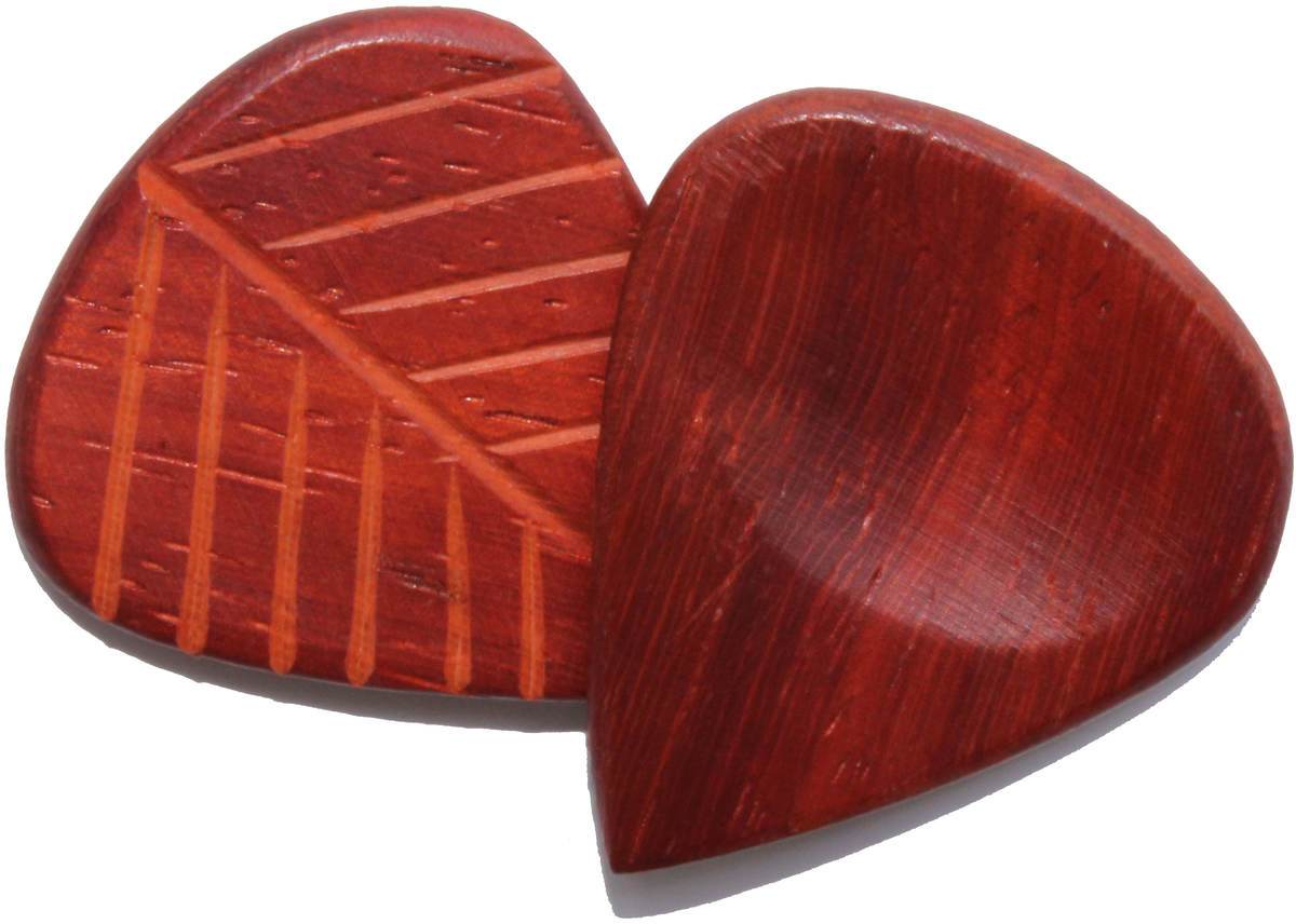 Padoek grip serie houten plectrum